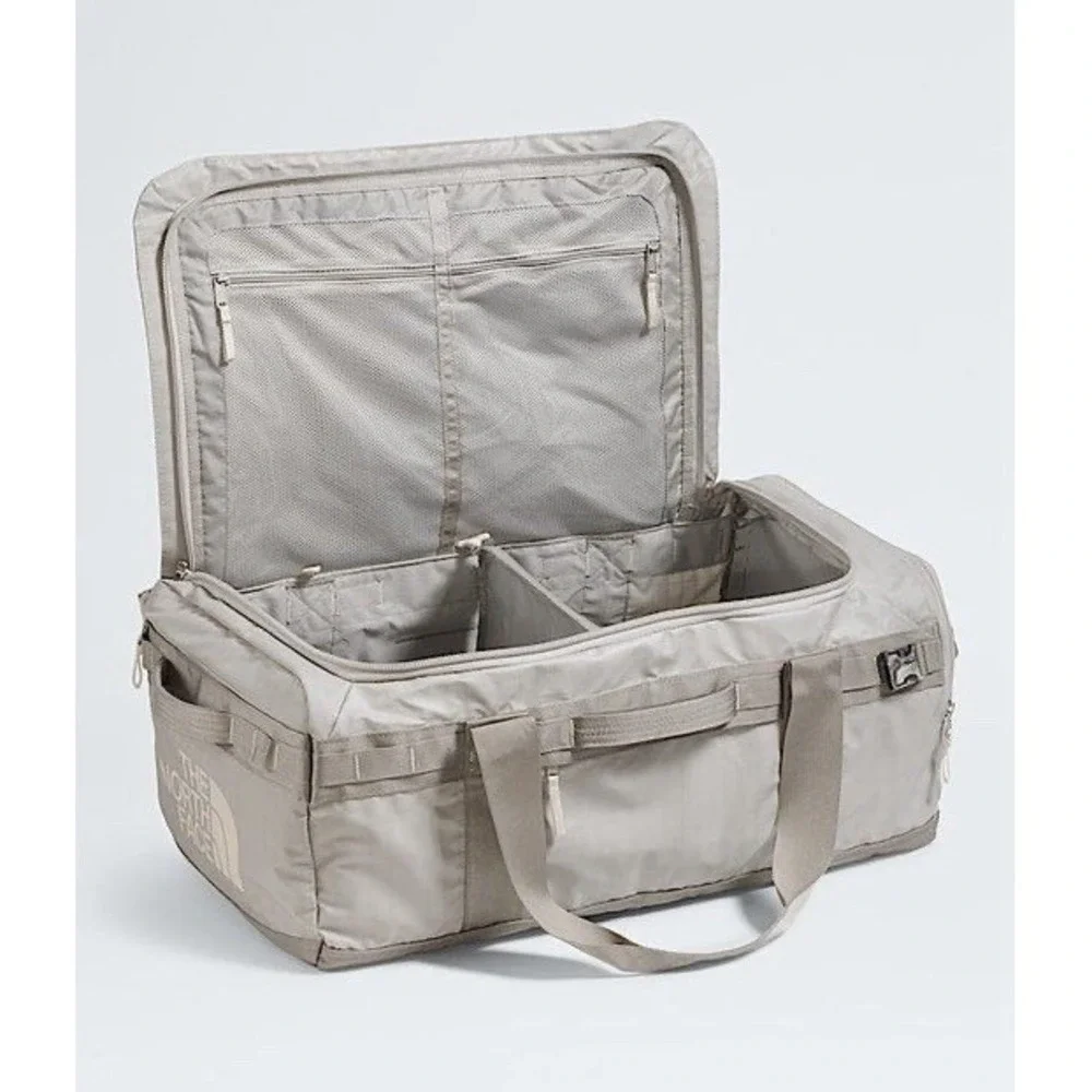 The North Face Base Camp Voyager Duffel Backpack 62L Soapstone NWT MSRP: $170